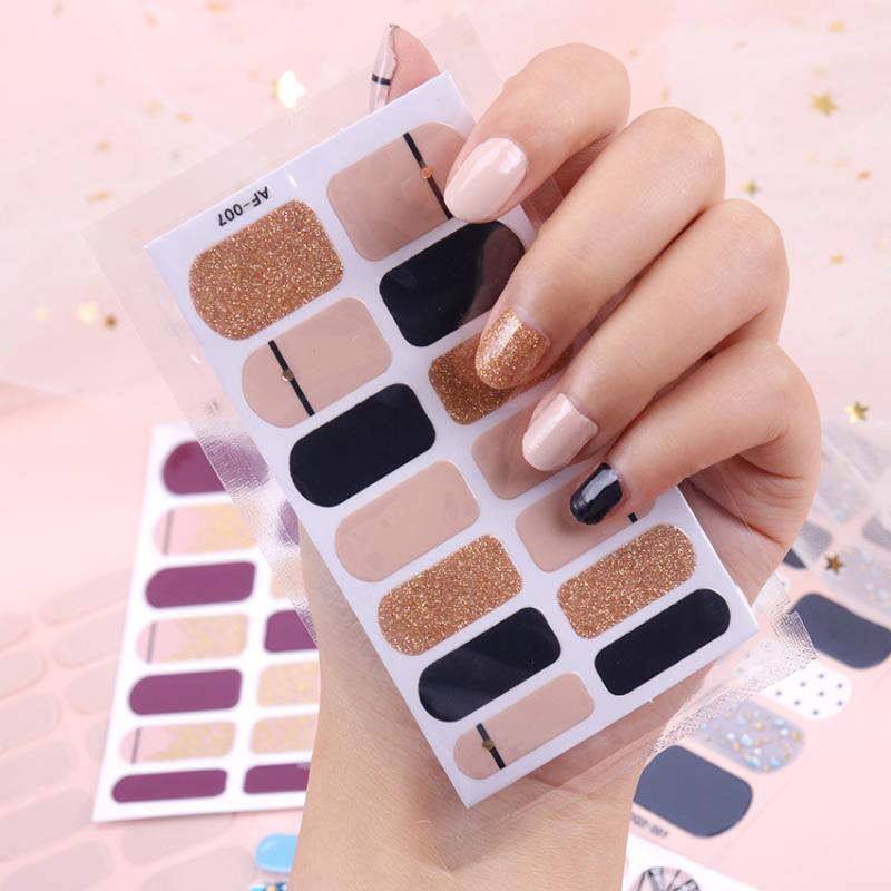 

Stickers & Decals 1 Sheet Nail Polish Decoration Nails Sticker Designer Self Adhesive Creative Art, Black