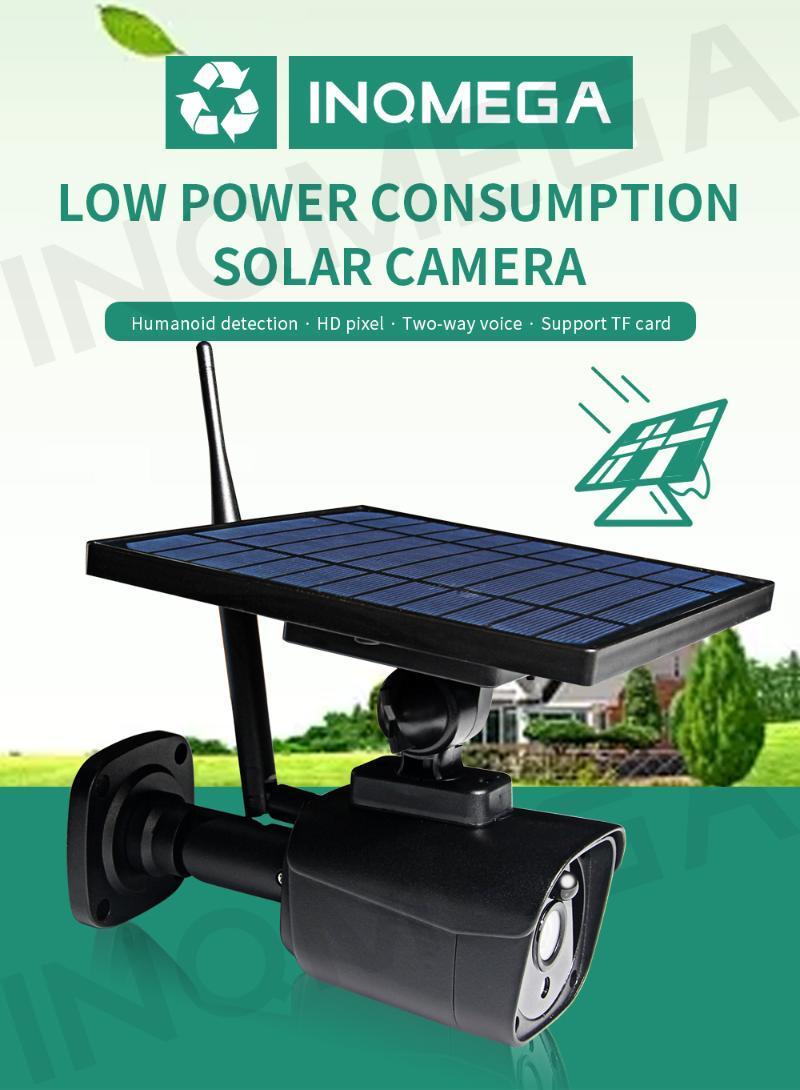 

INQMEGA Solar Wifi Camera 1080P Waterproof Wireless Security Camera IR Night Vision Solar Power HD1