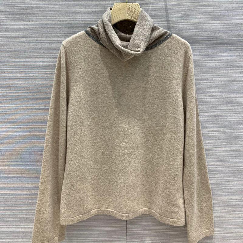 

Turtleneck Women Sweater Women Khaki Long Sleeve Pullover 2020 Autumn Winter Cashmere Jumper Loose Sweaters Oversized