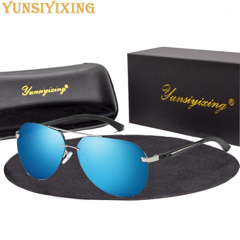 

YSYX Polarized Men's Sunglasses Driver UV400 Mirror Sun glasses Vintage Pilot Anti-glare Men /Women Eyewear gafas de sol YS-1431