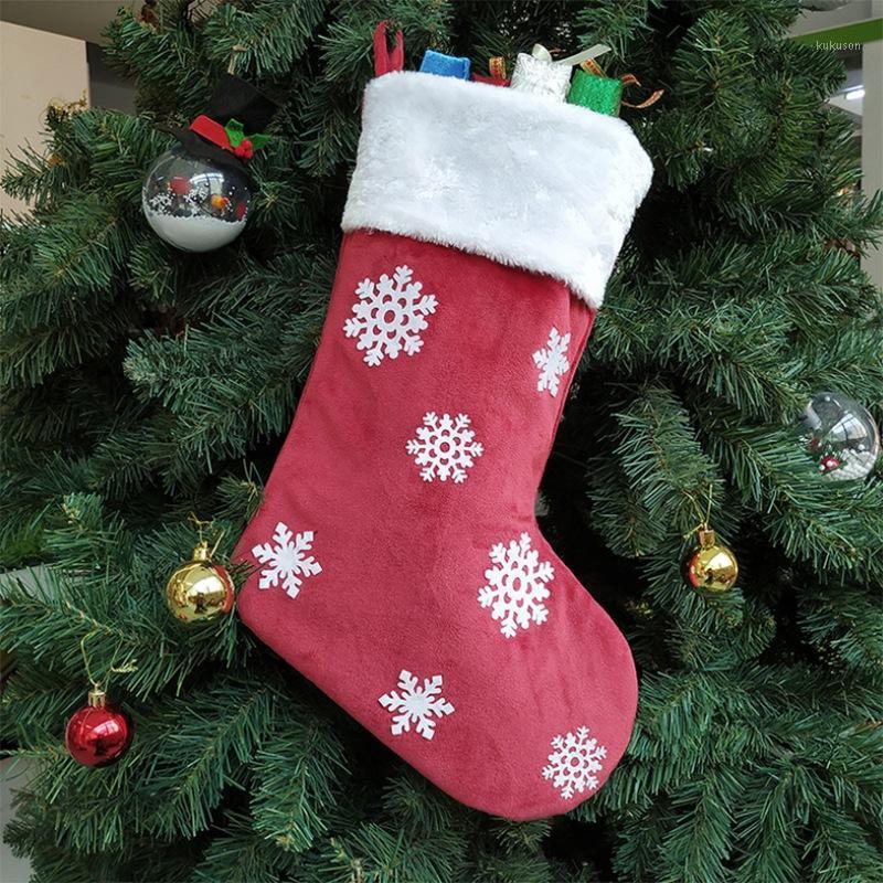 

4 Packs Personalized Christmas Stockings Christmas Decoration Fireplace Hanging Ornaments Family Holiday Decorations1