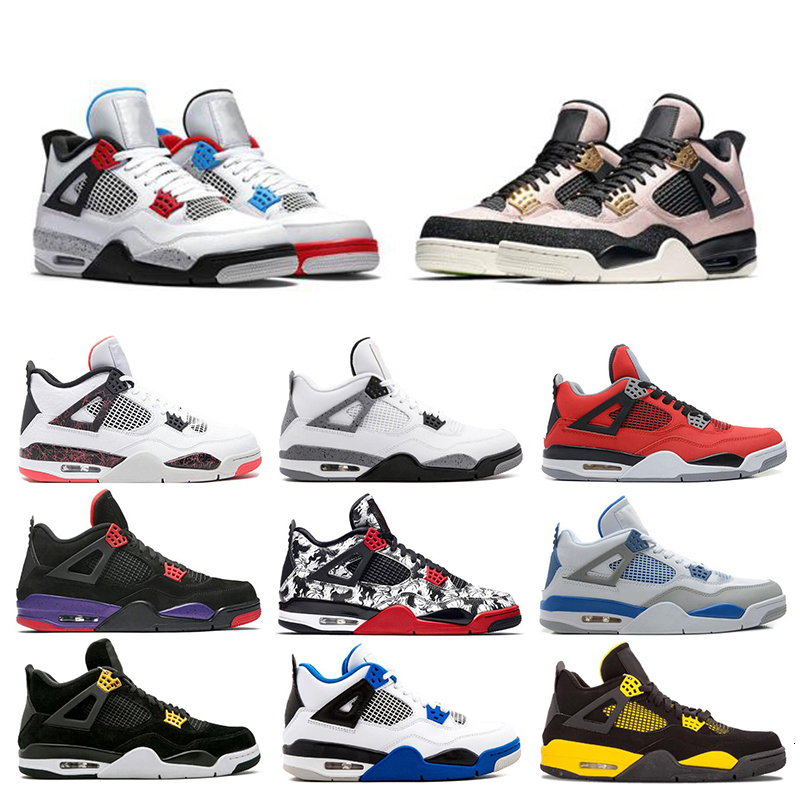 

Silt Red What The Singles Day 4 4s Mens women Shoes Raptors White Cement Alternate Motorsport bred Sneakers Sports size 7-13, Shipping
