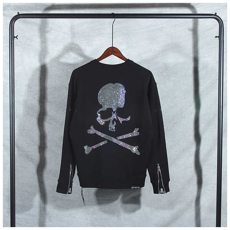 

2021 Autumn Winter New Japanese Mmj Diamond Skull Men's and Women's Cotton High Street Punk Hoodie C9ao, Black