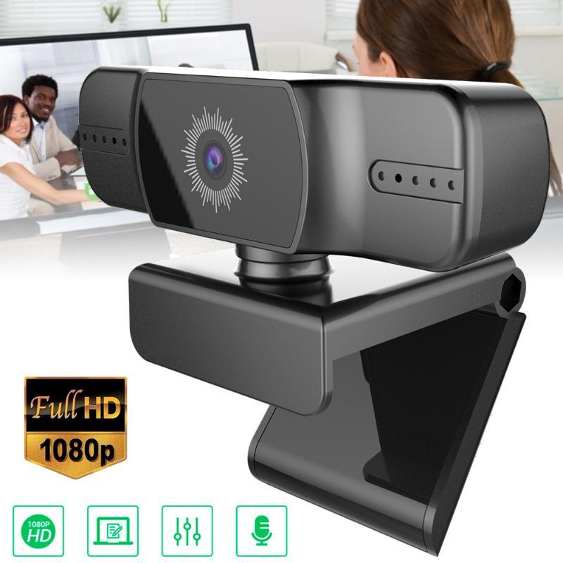 

HD 1080P Webcam Computer PC WebCamera with Microphone Auto Focus Drive Free Rotatable Cameras for Live Broadcast Video Calling1