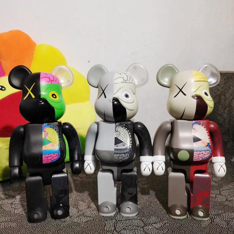 

Popular 400% 28CM Bearbrick bear figures Toy For Collectors Be@rbrick Art Work ABS material model decoration toys gift
