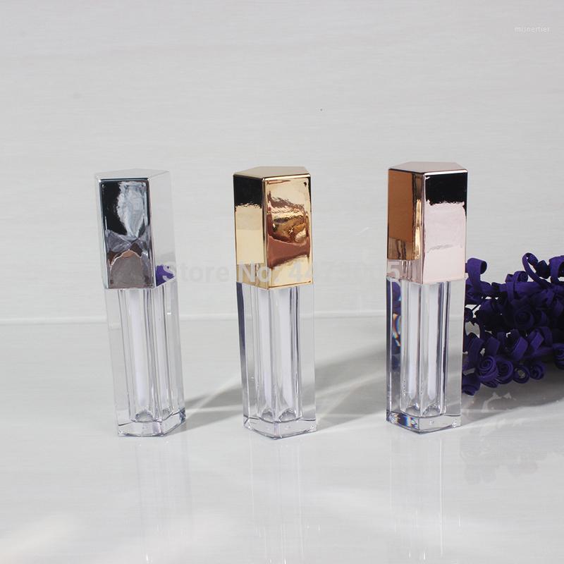 

10/30/50pcs 4.5ml Empty Lip Gloss Tube Cosmetic Clear Lipbalm Container Gold/Silver/Rose Gold Makeup Vilas Tools1