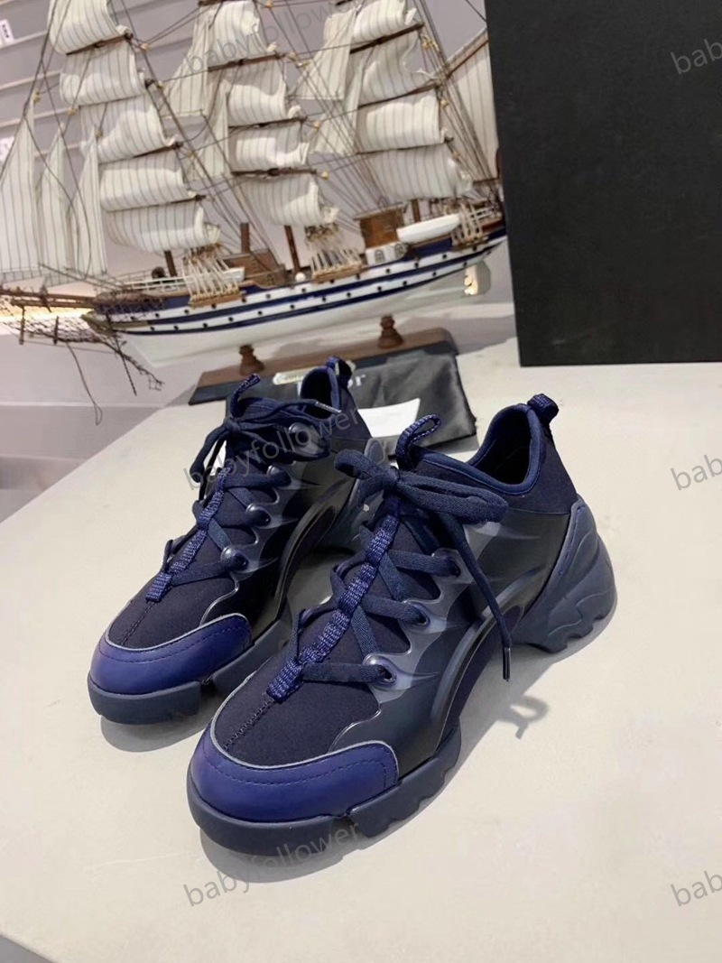 

luxury fashion designers women Sneakers neoprene Ribbon D Grosgrain Connect Lady wrap-around Rubber sole Casual Shoes, Black;red