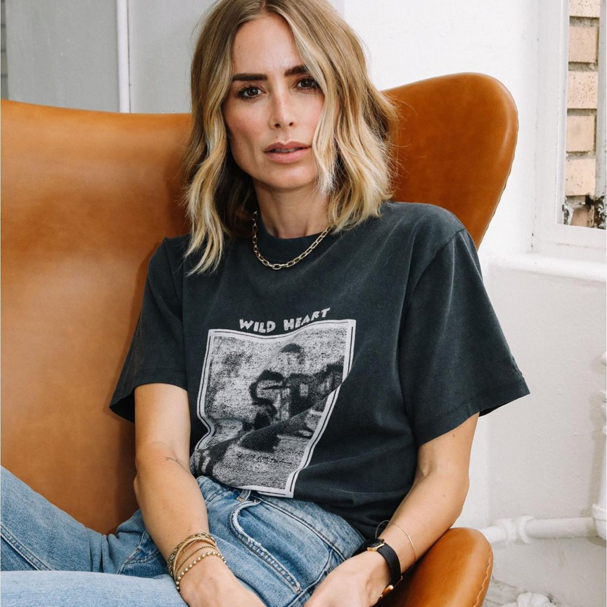 

New Wild Heart Faded Tees Women Summer Short Sleeve o Neck Cotton Shirts T-shirt Casual Vintage Classic Washed Black Tshirt Top 2021 Jr5u, Fp80059bk