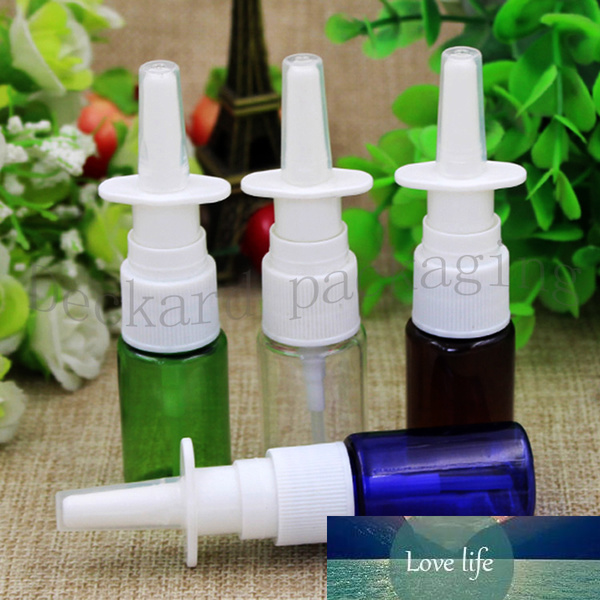 

100pcs/lot Empty Plastic Nasal Pump Spray Bottles Mist Nose Bottle 10ml