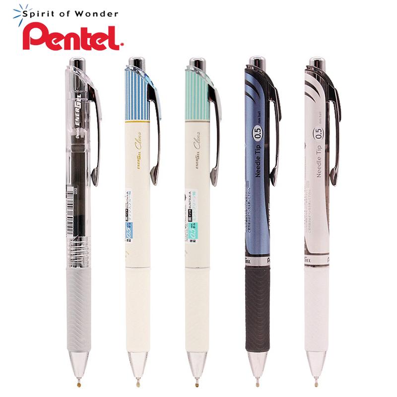 

Japan Pentel BLN75L Limited Quick Drying Gel Pen 0.5mm Push Ball Pen Black Core Replaceable Hand Account Student Stationery