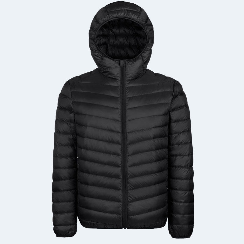 

2021 Cheng [pick Men's Jacket] Autumn New Winter Thin Style Down with Male Hood Short Casual Jacket Sp8v, Red
