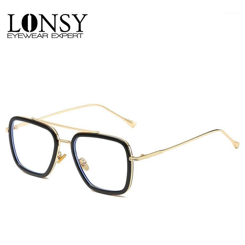

LONSY Classic Oversized Women Men Myopia Glasses Retro Finished Prescription Eyeglasses Square With Box1