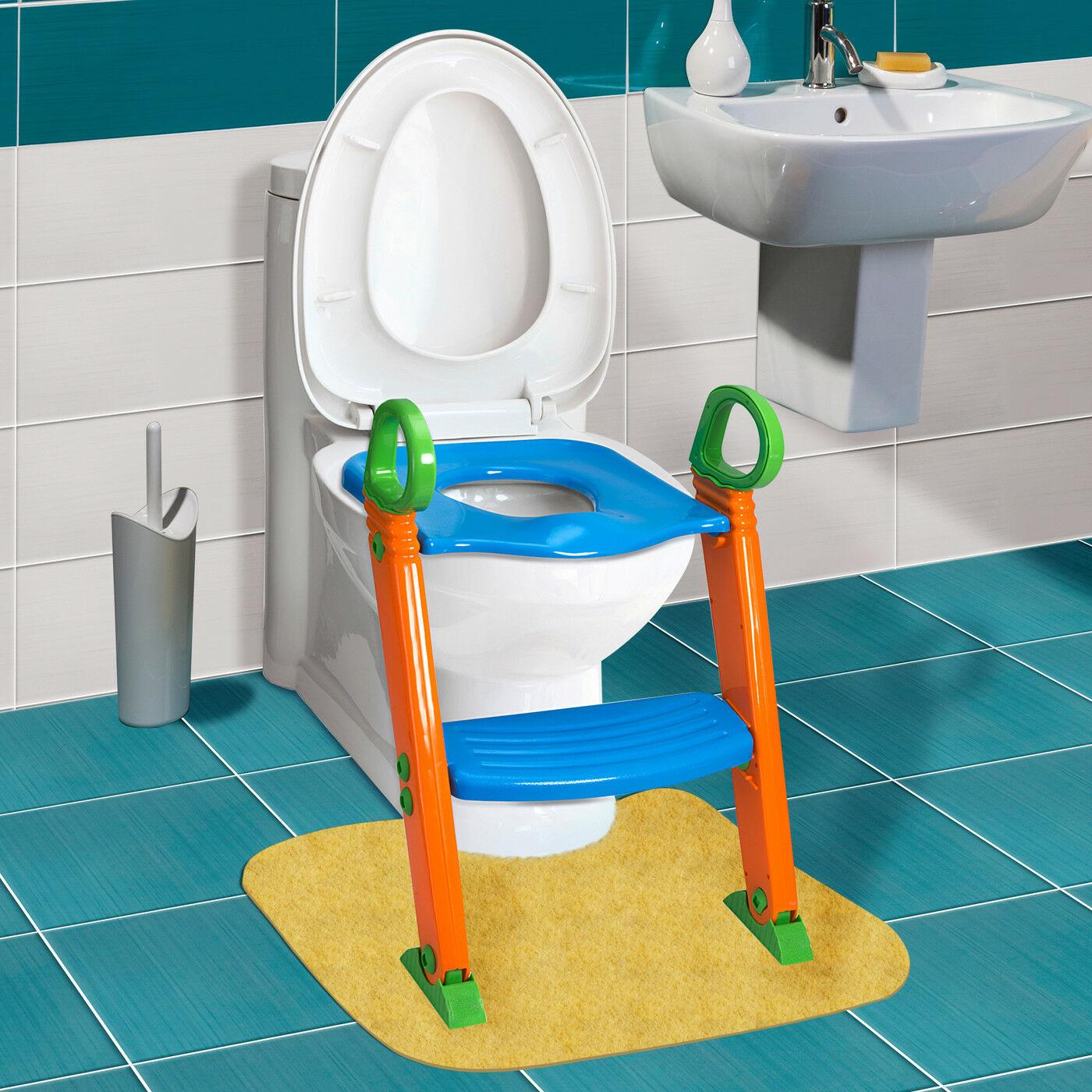 

Kids Potty Training Seat with Step Stool Ladder for Child Toddler Toilet Chair