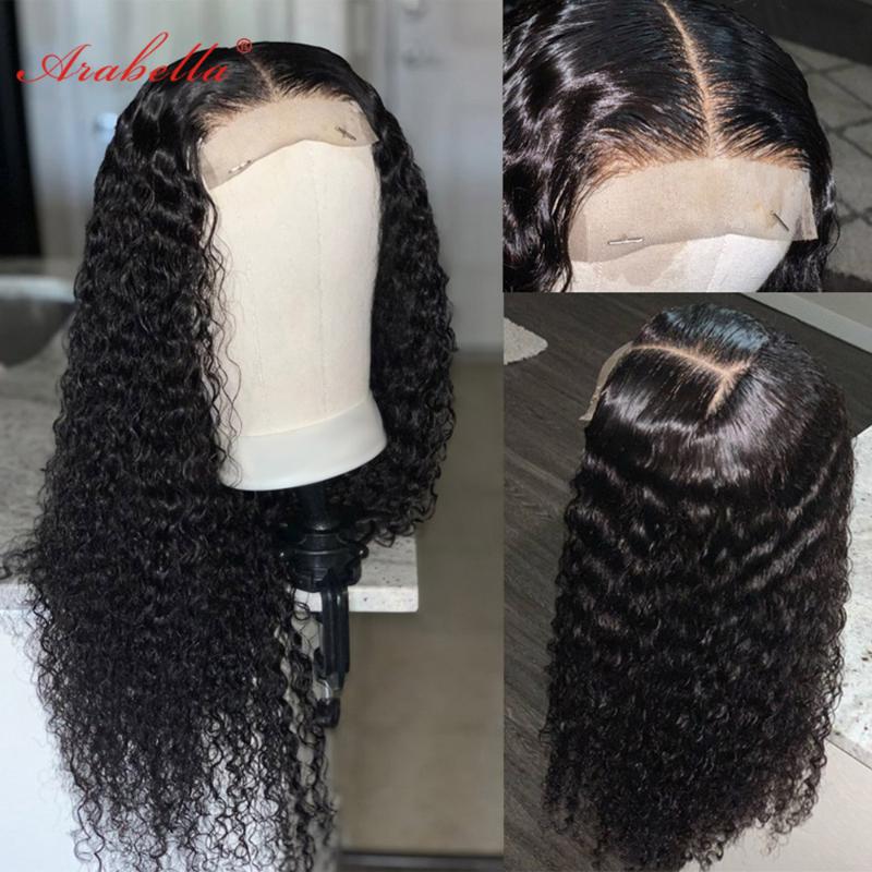 

Arabella Brazilian Deep Wave Lace Frontal Wig Human Hair Front Wig Bleached Knots For Black Women 13x4 Lace Front Deep Wave, 4x4 lace wig