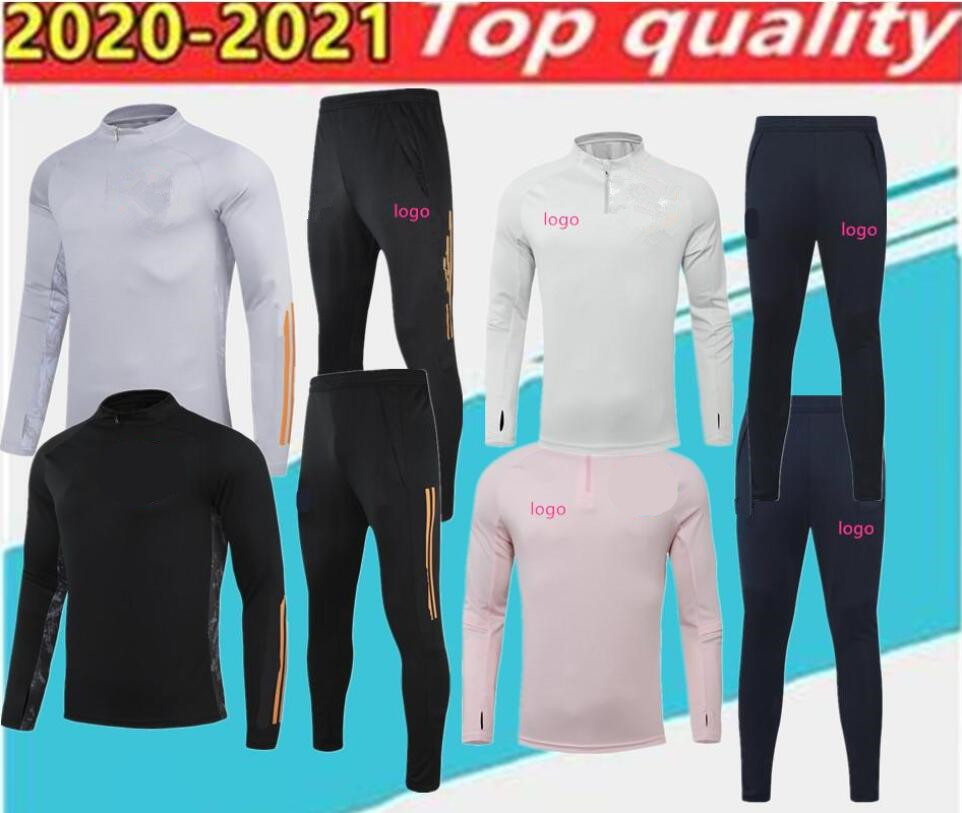 

2020 / 2021 black and white team, zebra training suit, adult sportswear suit,adult training suit