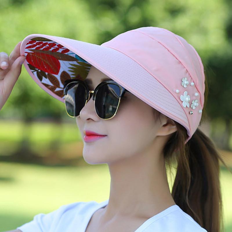 

Sun Hats For Women Visors Hat Fishing Fisher Beach Hat UV Protection Cap Black Casual Womens Summer Caps Wide Brim Hats, Beige