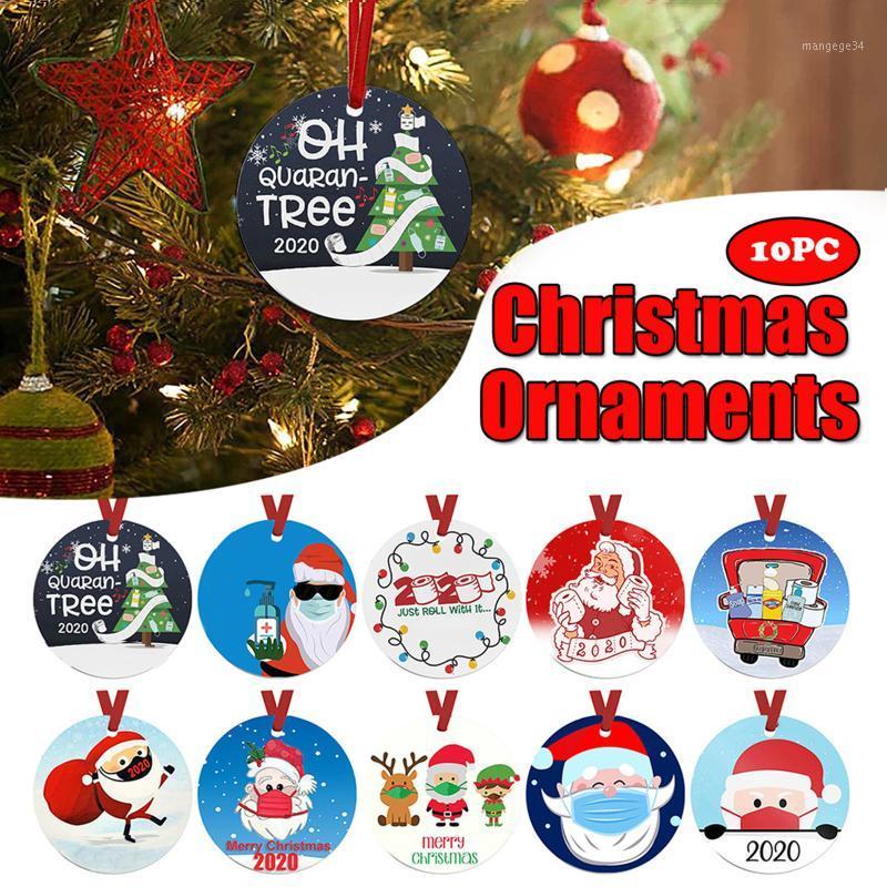 

The coolest Christmas ornaments in 2020, including all the important elements of year, cute cartoon images, Christmas trees,1