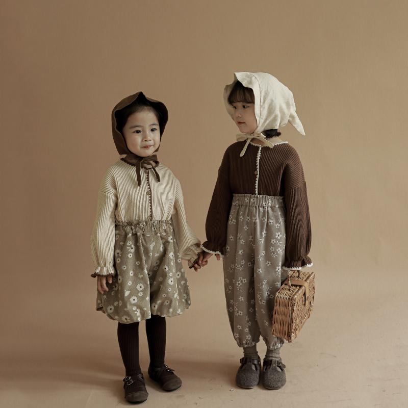 

baby girl new 2020 autumn children coat Korean children knit cardigan loose outerwear, See chart