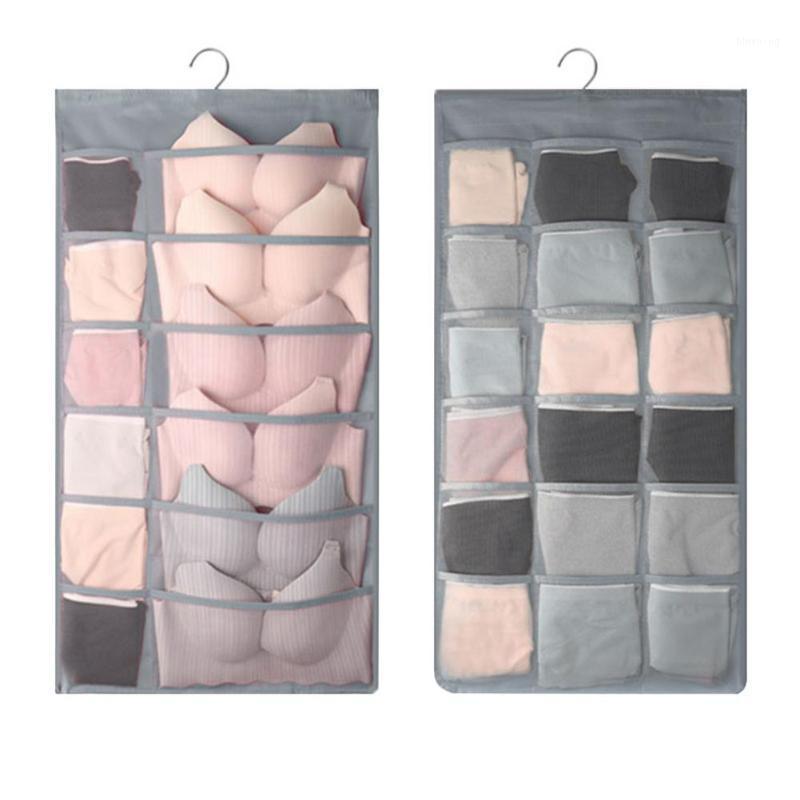 

Hanging Storage Bag For Underwear Hanging Books Organizer Wardrobe Closet Hanger Portable Clothing Storage Bag Home Organizador1