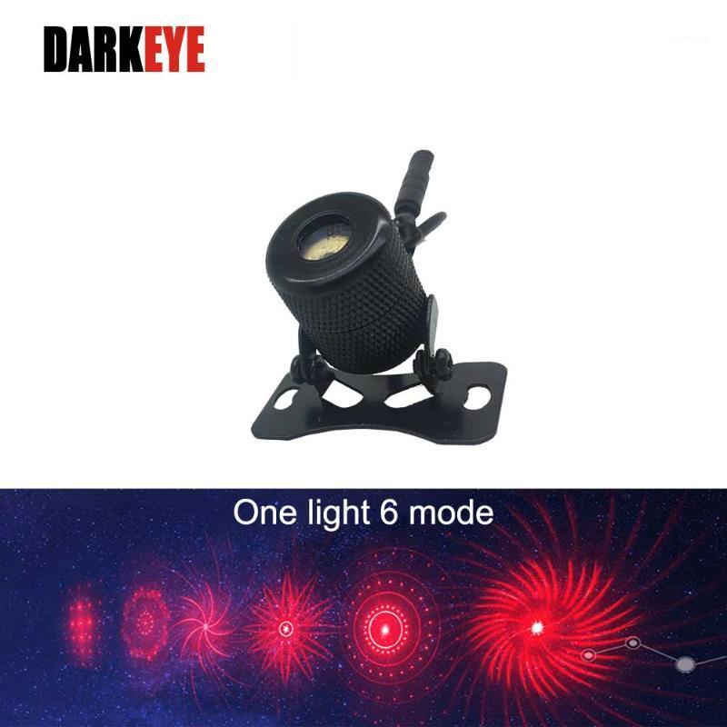 

Red line Anti Collision Rear-end Car Laser Tail Fog Light Auto Brake Parking Lamp Rearing Warning Project one light 6 logo H1, As pic
