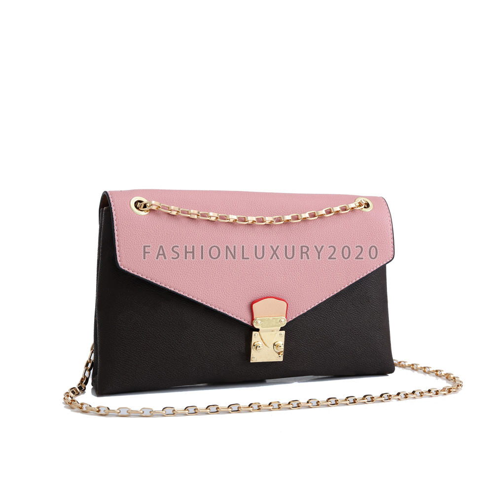 

Fashion womens shoulder bags Top Quality small leather chain ladies crossbody bags purses mini handbag Clutch Bags Messenger bag wallets, Pink