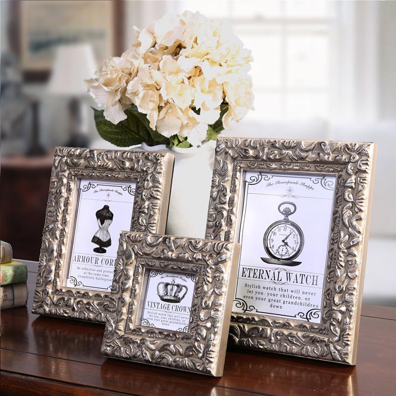 

High Quality Home Decoration Wooden Picture Frames, New Arrival Brand Vintage Style Photo Frame with Picture Porta Retrato