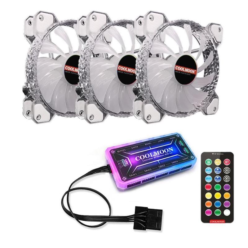 

12CM RGB Fan 5V Music Rhythm A-RGB Chassis Quiet Fan AURA SYNC Kit Musical Control Water Cooler Custom For Mod 120mm