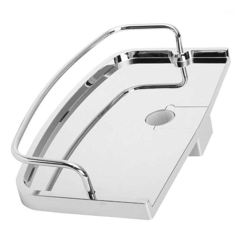 

NHBR-Bathroom Pole Shelf Shower Storage Caddy Rack Organiser Tray Holder Dia 24Mm1