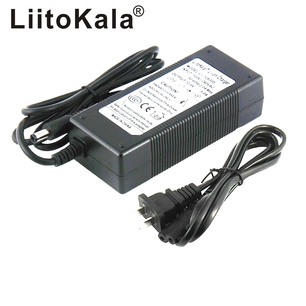 

LiitoKala 3S 12.6V Power Supply lithium Battery pack Li-ion batterites Charger AC 100-240V Converter Adapter