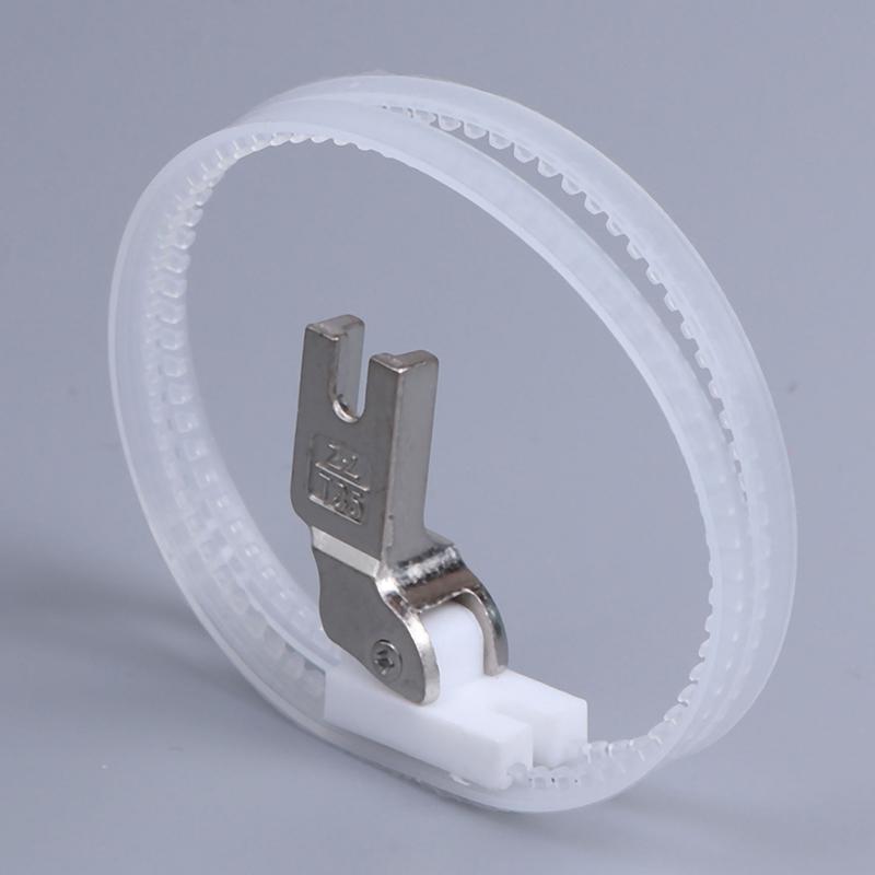 

1 Pcs Good Quality Sewing Machine Presser Foot Double Roller Presser Foot Roller Ring Plastic