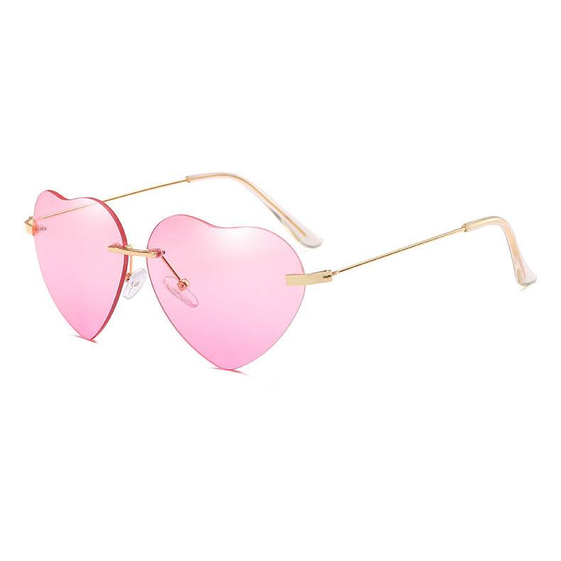 

Sweet Heart Sunglasses Pink Blue Black Eyeglasses for Women Kawaii Style 2020 Fashion Design