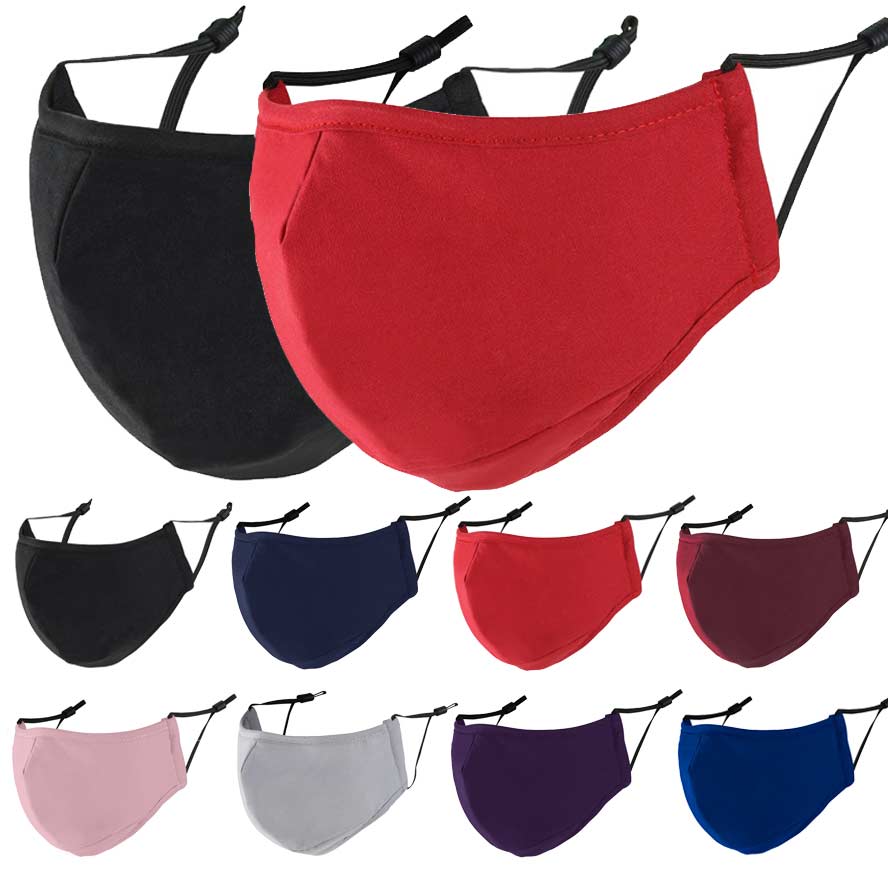 

designer face mask 3-layer cotton masks adult breathable black gray washable anti-haze PM2.5 mouth facemask top selling