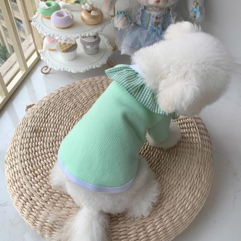 

Spring Autumn Winter Pet Dog Clothes Cat Clothing Chihuahua Yorkshire Maltese Pomeranian Bichon Poodle Dog Shirt Coat Apparel, Green