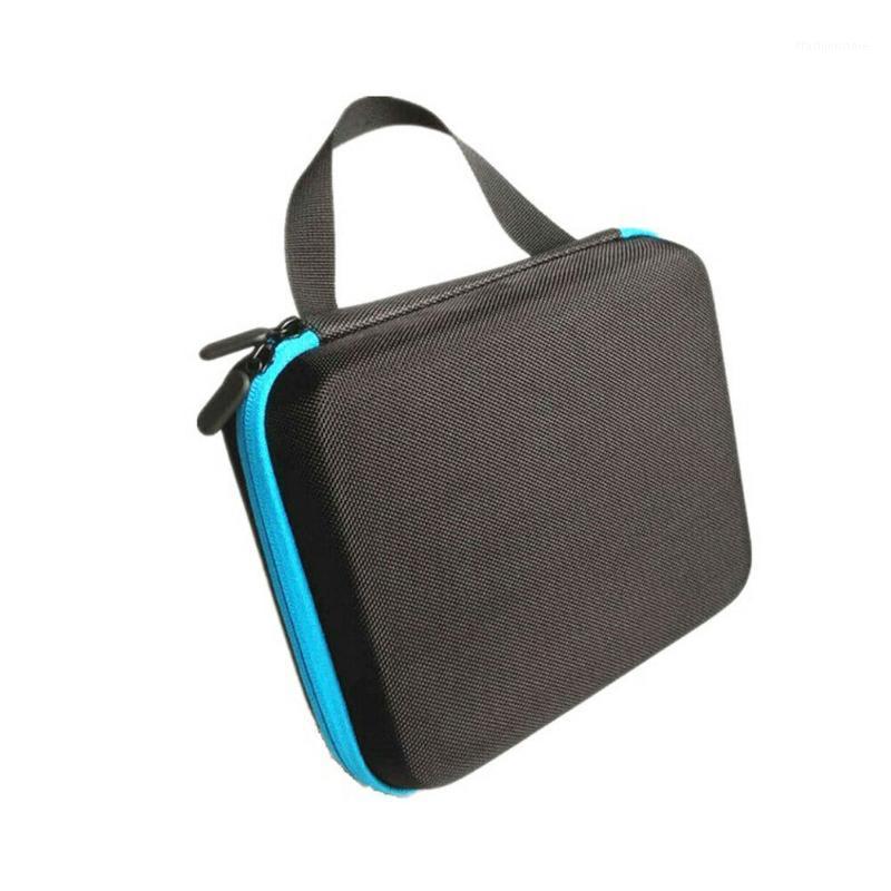 

30 bottles of essential oil storage box fashion solid color women's cosmetic bag multi-function large capacity handbag1, Black