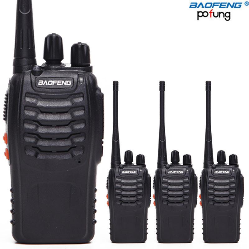 

4Pcs Baofeng BF-888S Walkie Talkie UHF Two Way Radio BF888S Handheld Radio 888S Comunicador Transmitter Transceiver+ 4 Headsets