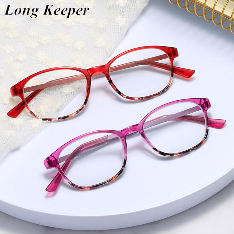 

2021 New Reading Glasses Women Luxury Stylish Ultralight Purple Red Eyeglasses Female Prescription Spectacles Diopter +1.0to+3.5
