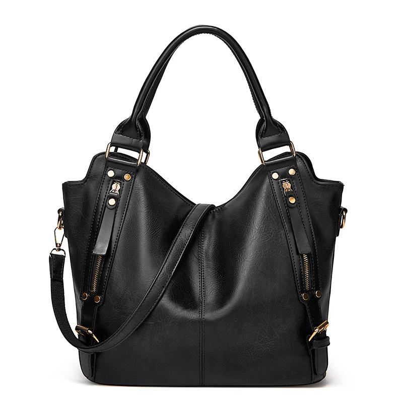 

2021 Latest Models Women Bags Fashion Designer Shoulder Bag Crossbody For Female Messenger Bag Lady Canvas PU Material, Black