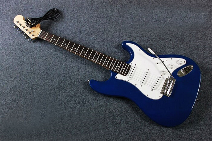 

Free shipping 21 Frets 6 Strings Electric Guitar Solid Wood Paulownia Body Maple Neck Necessary Guitar Parts & Accessories electric guitar