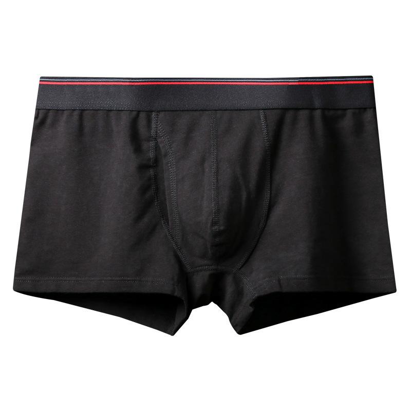 

New Fashion Sexy Cotton Men's Long Boxers Shorts Male Underpant Mr. Undewear Household Large Boxers Shorts Mans Panties 9XL, Black