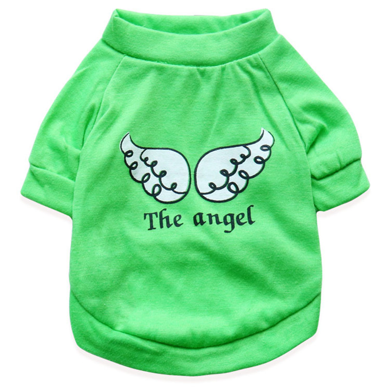 

Spring Summer Pet Dog Vest Clothes Soft Puppy Cat Clothing for Small Dogs Cats Yorkshire Terrier Shih Tzu Shirts Pet Dog T-shirt, Green