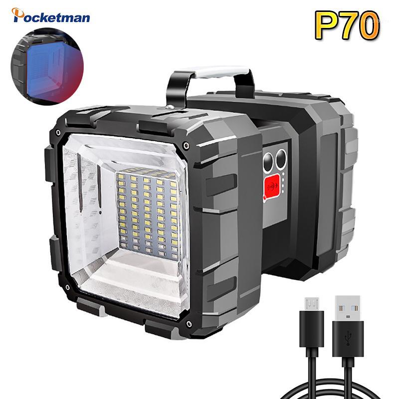 

USB Rechargeable LED Work Light L2 35*SMD XHP70+45* SMD LED Waterproof Inspection Spotlight 10000MAh Built-in Battery1