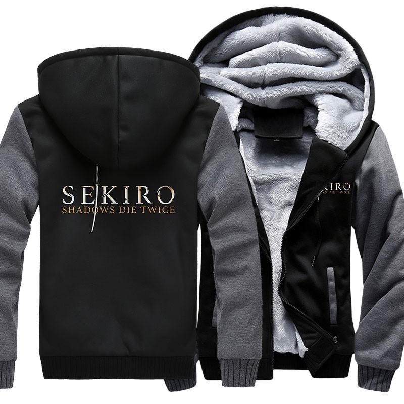 

2021 New Us Size Men Women Hoodies for Game Sekiro Shadows Die Twice Coat Hoodie Thicken Cosplay Jacket Sweatshirts 6k6a