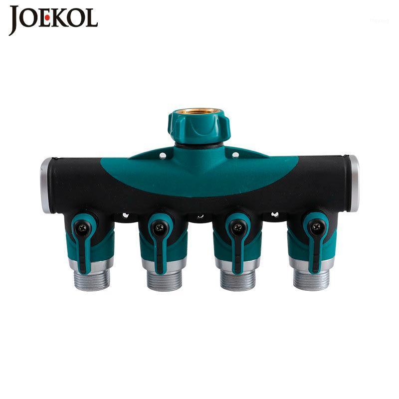 

4 Way EU/US Garden Hoses Splitters 3/4'' Irrigation Water Hose Connector Agricultural Garden Water Tap Connectors Adaptor1, 1 way