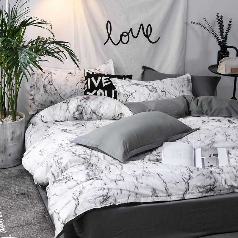 

Comforter Bedding Set 3pcs Bed Linen Set Queen King Nordic Duvet Cover Quilt Cover Bedclothes Pillow Case Home Decor Textile