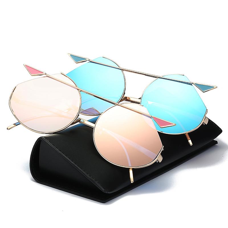 

Sunglasses DENISA Irregular Yellow Women 2021 Womens Cat Eye Shades Vinatge Retro Glasses Gafas G677