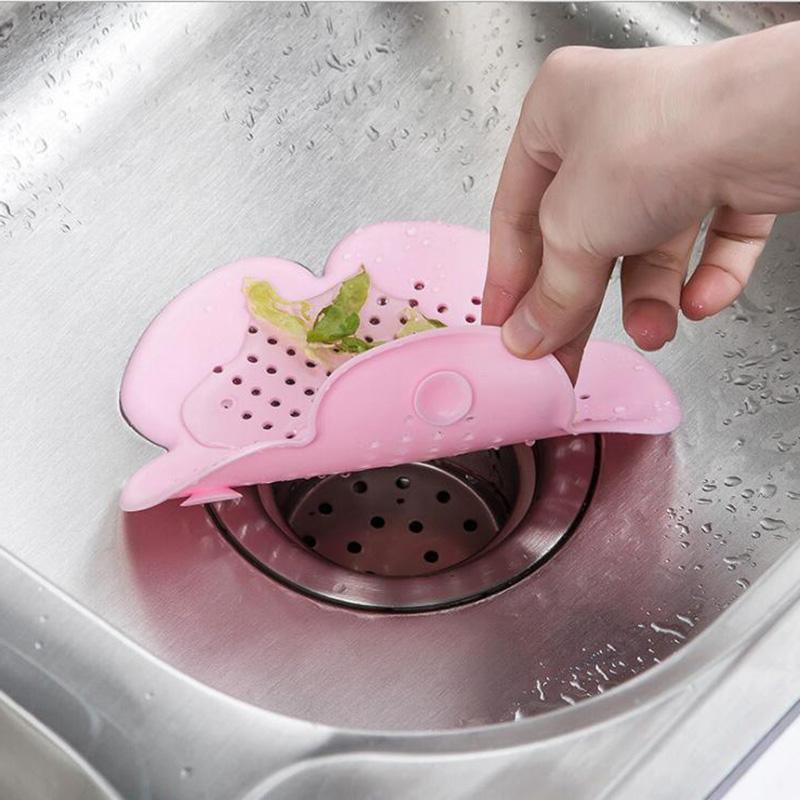 

1Pc 2 Styles Silicone Kitchen Sink Drain Bathtub Hair Filter Drain Filter Strainer Bathroom Accessories