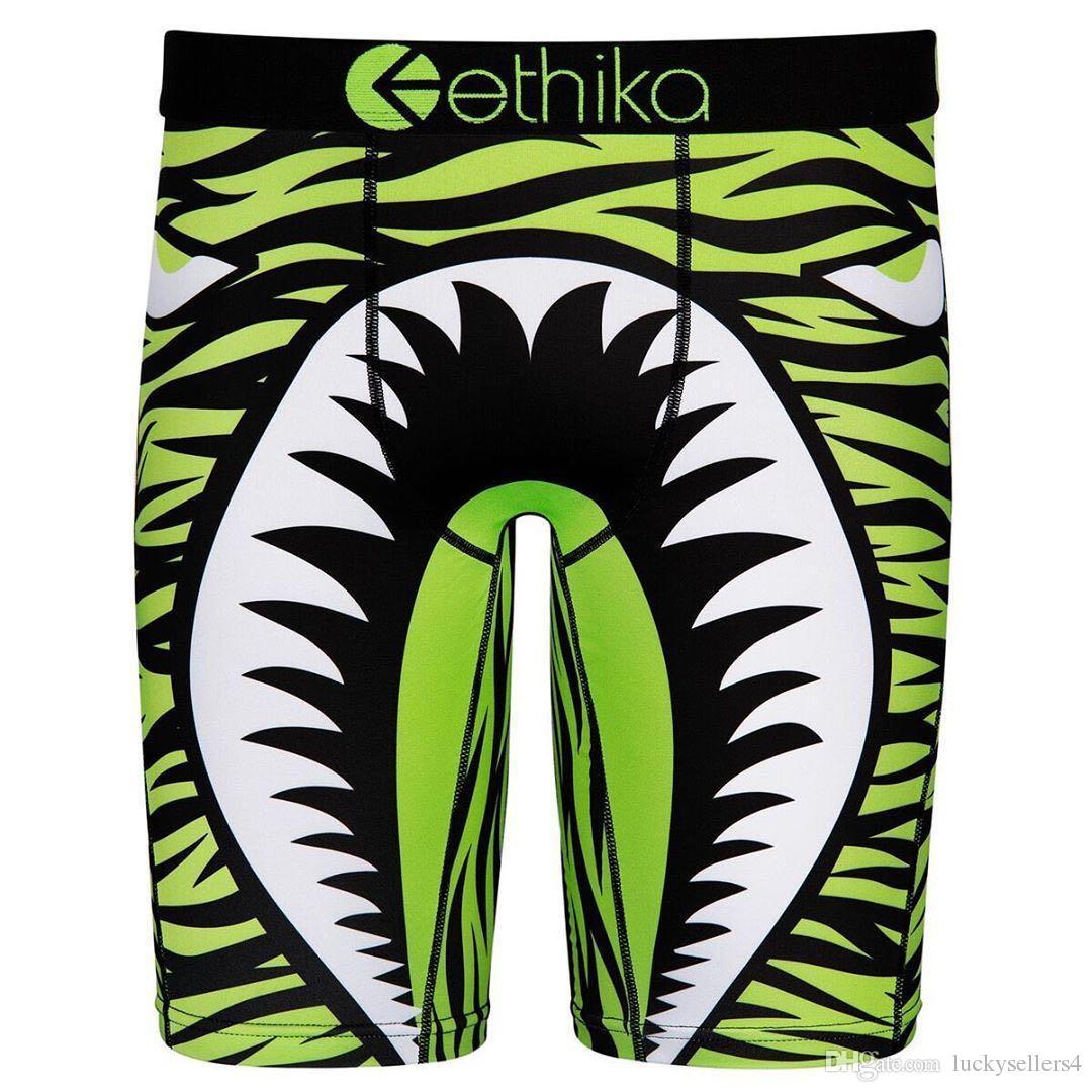 

New Designer Ethika Mens Underwear Boxer Premium Cotton Boxers Men Underwear Sexy Breathable Underpants Beach Cuecas Masculina Boxers S-XL34, Mix
