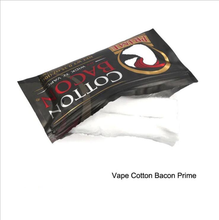 

Cotton Bacon Gold 2.0 V2 prime Version Bag Prime Organic Pure Wick Fiber for RDA RBA Atomizers Heating Coil Wire Ecig Vaporizers Vape