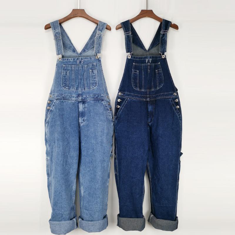 

Plus Size 26-50 Denim Overalls Men Oversized Suspenders Bib Pants Baggy Cargo Jeans Casual Hip Hop cowboy Wide Leg Jumpsuits