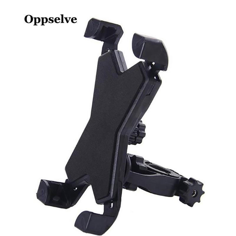 

Oppsleve Bike Bicycle Universal Cell Phone Holder Motorcycle Handlebar Mount Bracket Handle Phone Support 4.5-7" Cell GPS, Black